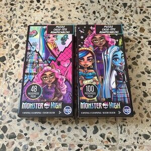 Monster High Colorful Puzzle Duo - Pink and Blue